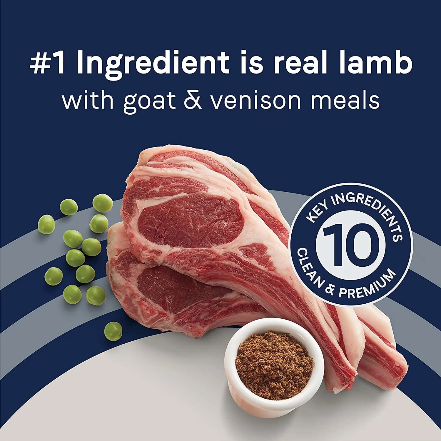 Pure Grain-Free Dry Dog Food - Lamb Buffalo and Venison - 4 Lbs - Image 4
