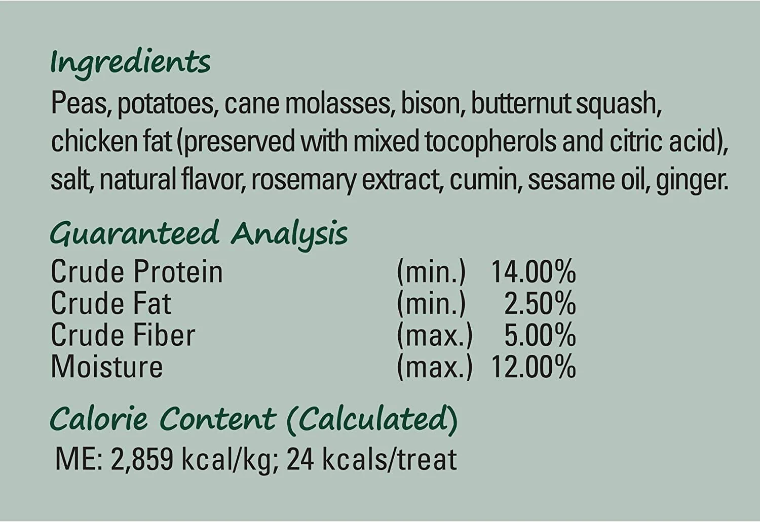 Pure Heaven Grain-Free Dog Biscuits Treats - Bison and Squash - 11 Oz - Image 4