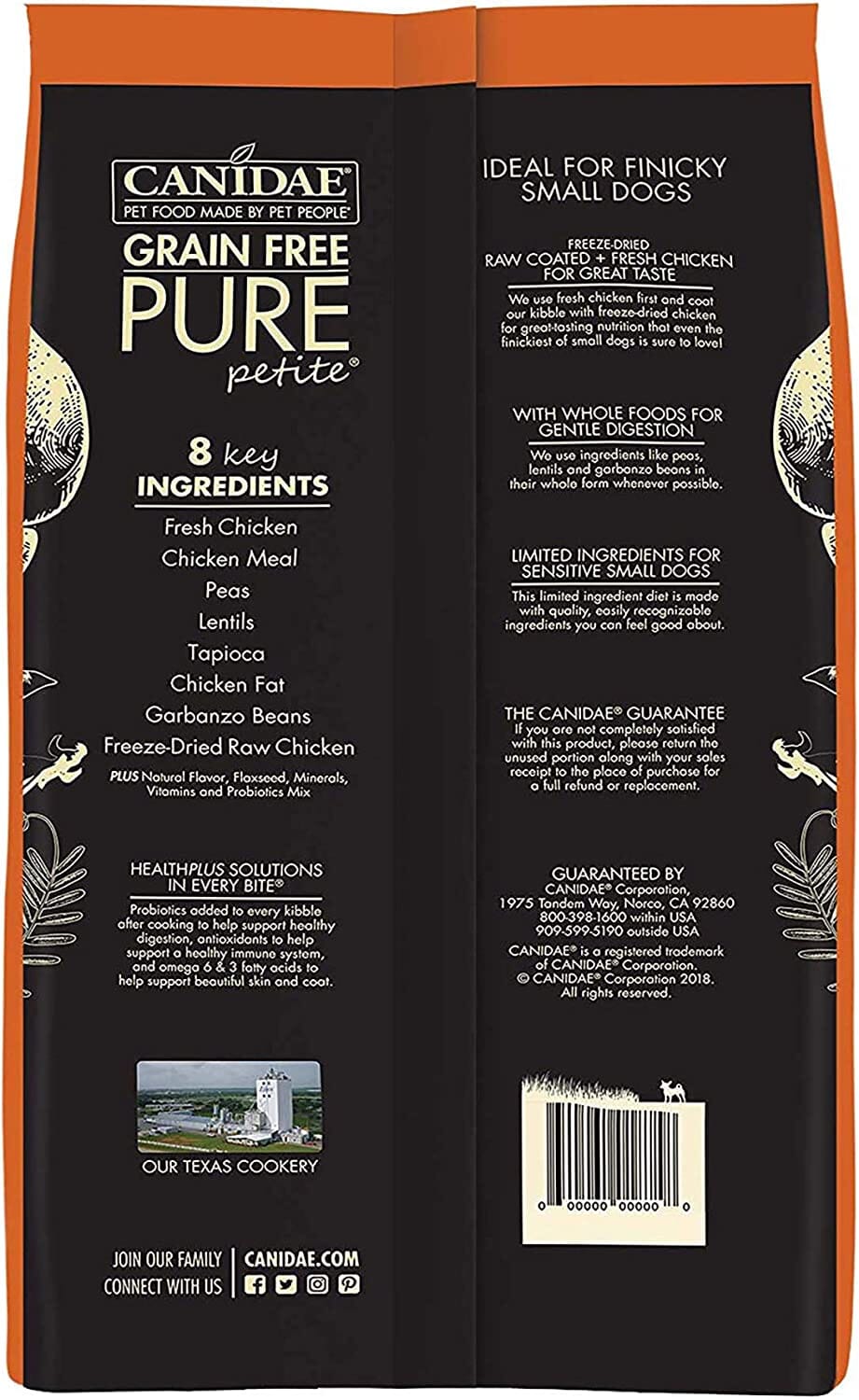 Pure Petite Small Breed Raw Coated Grain-Free Dry Dog Food - Fresh Chicken - 4 Lbs - Image 2
