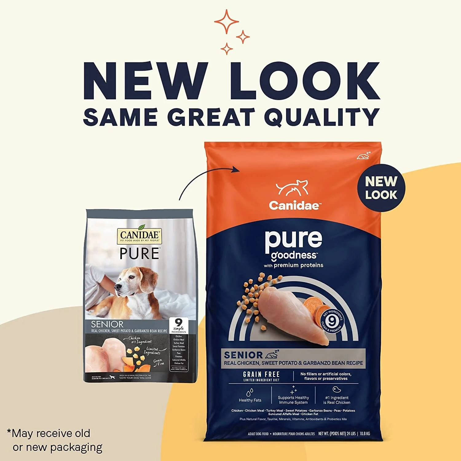 Pure Senior Grain-Free Dry Dog Food - Chicken and Sweet Potato - 24 Lbs - Image 3