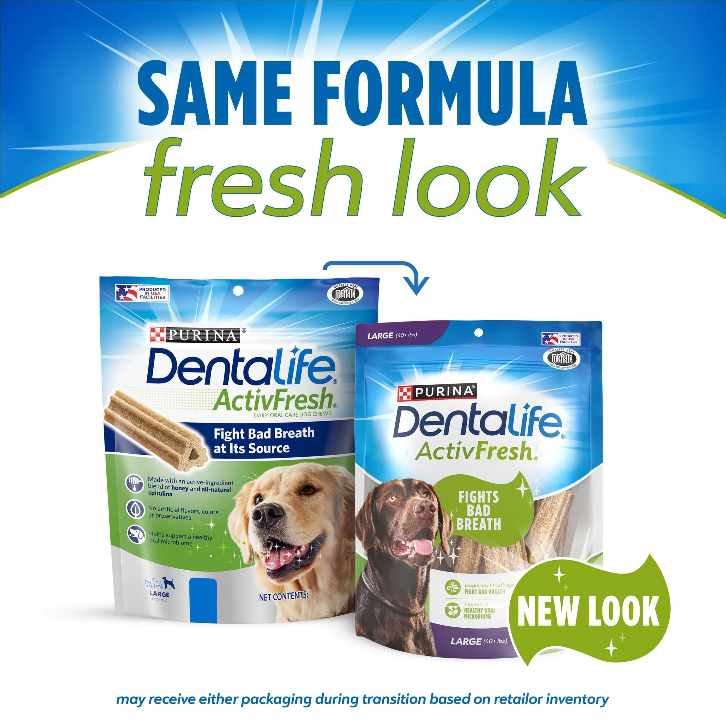 Purina DentaLife ActivFresh Dental Dog Chews - Large - 24.1 Oz - 4 Pack - Image 2
