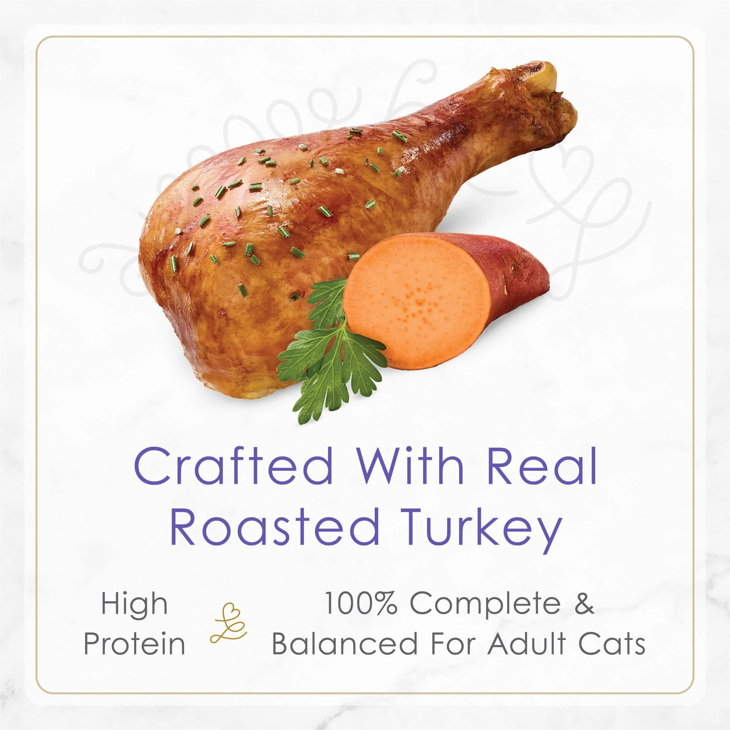 Purina Fancy Feast Petites Roasted Turkey and Sweet Potato in Gravy Wet Cat Food Trays - 2.8 Oz - Case of 12 - Image 5