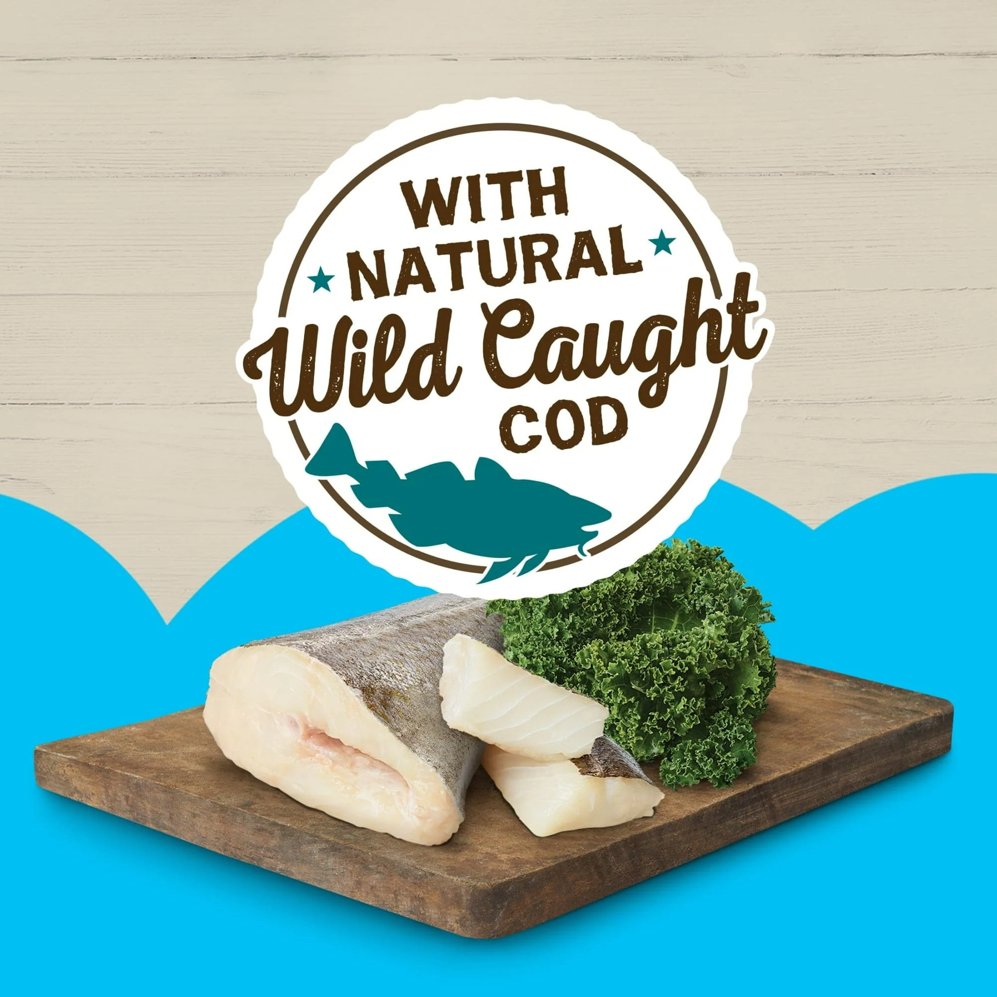 Purina Friskies Wild Favorites Mini Bites Wild-Caught Cod and Kale Canned Cat Food - 5.5 Oz - Case of 24 - Image 3