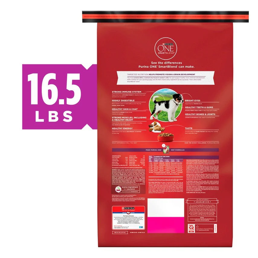 Purina ONE Healthy Puppy Chicken Recipe Dry Dog Food - Image 7