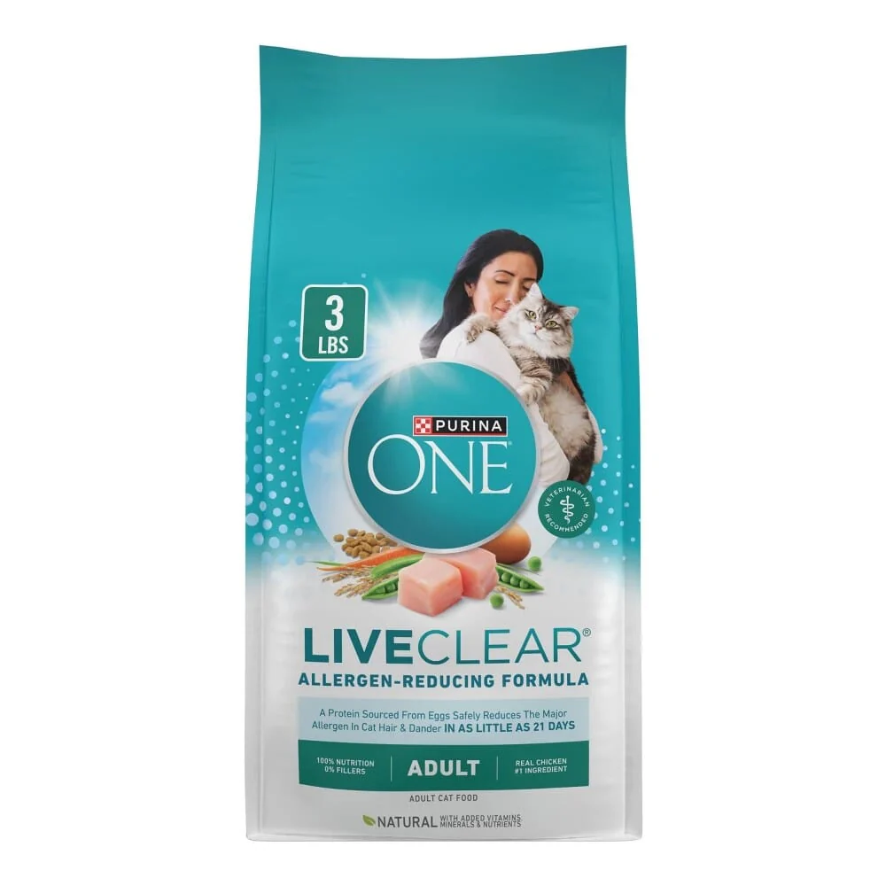 Purina ONE LiveClear Allergen Reducing Formula Chicken Adult Dry Cat Food