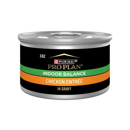 Purina Pro Plan Indoor Balance Chicken Entrée in Gravy Canned Cat Food - 3 Oz - Case of 24