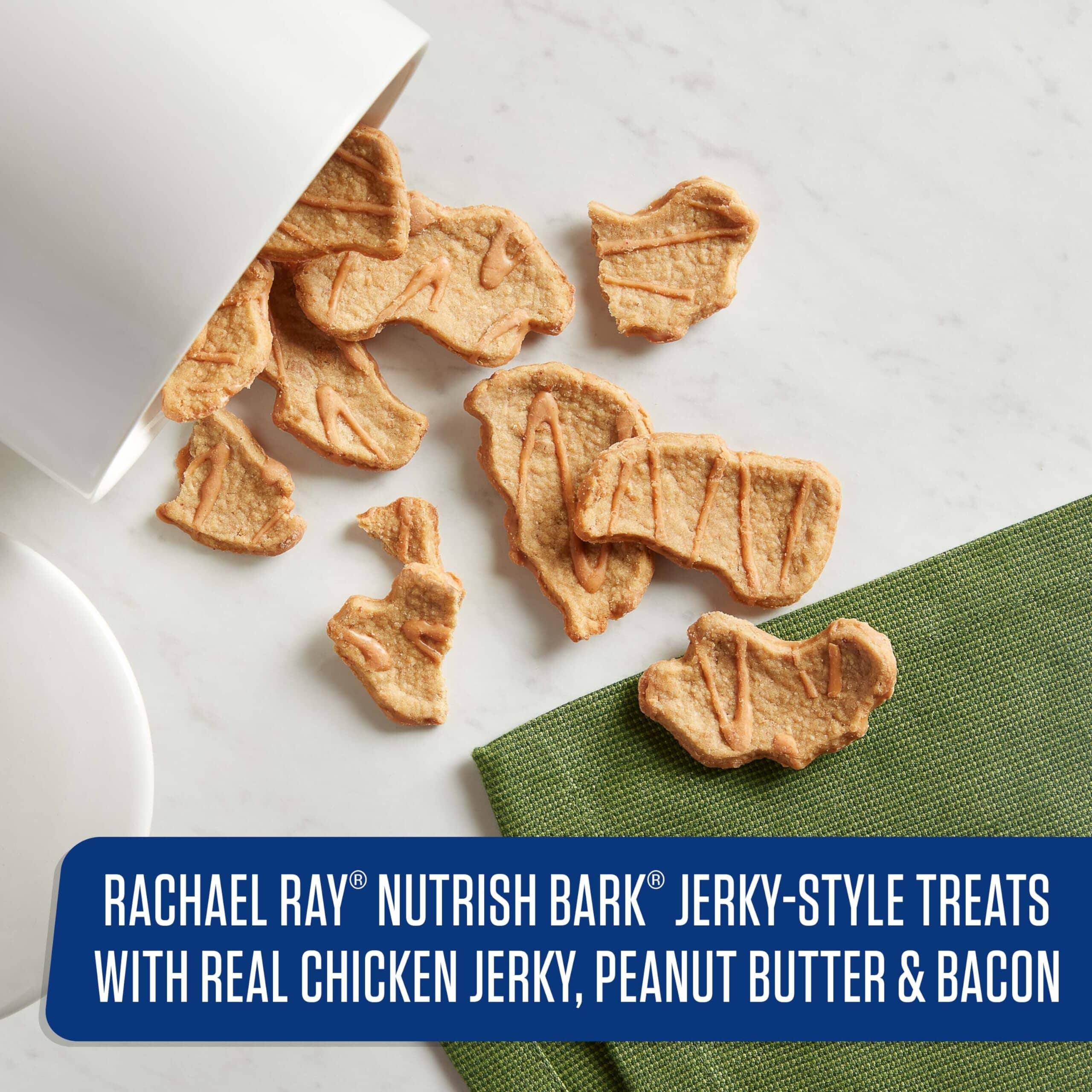 Rachael Ray Nutrish Jerky-Style Beef Peanut Butter Chicken and Bacon Jerky Dog Treats - 4.5 Oz - Image 2
