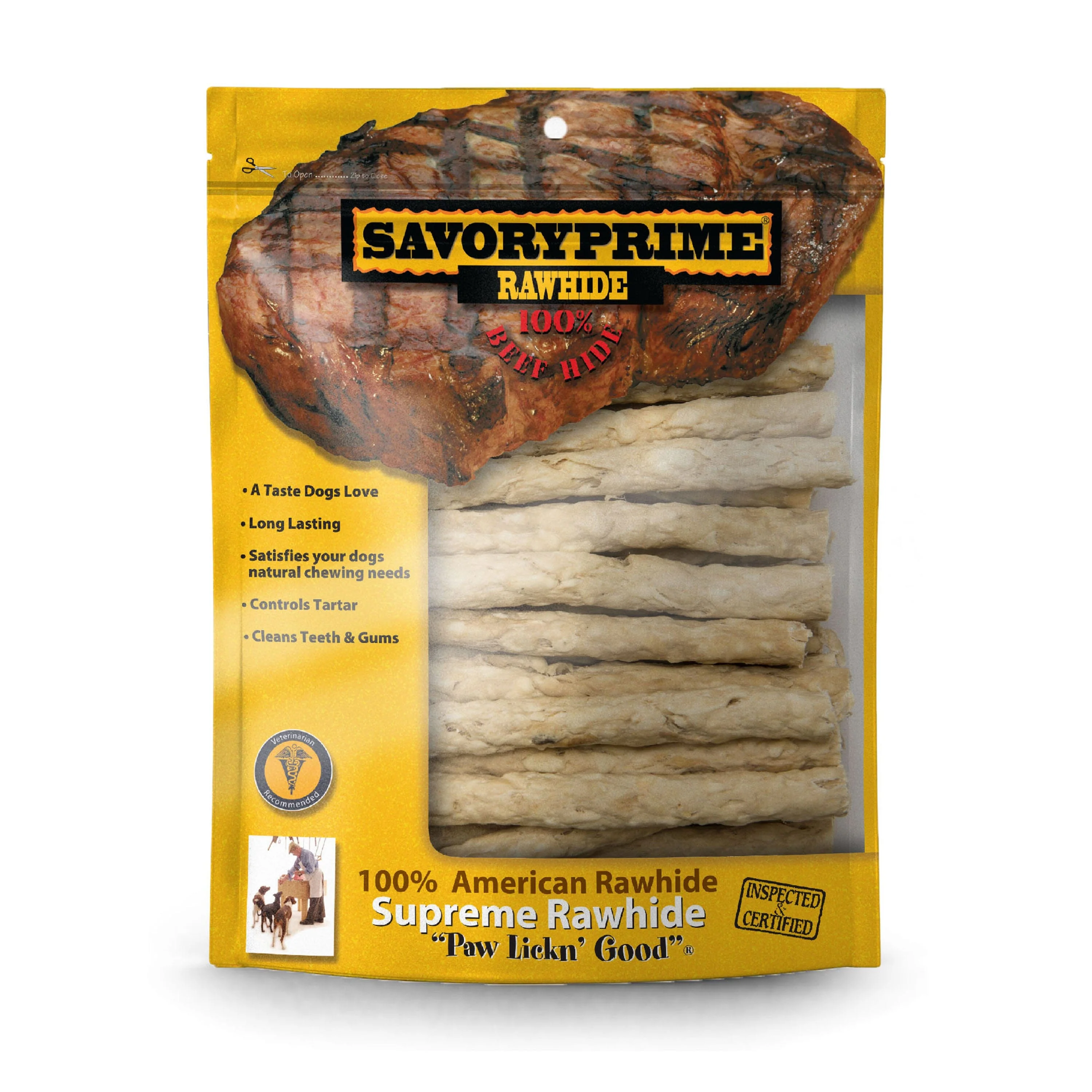 Savory Prime Munchie Sticks Dog Treat Natural - 5 in - 30 Count
