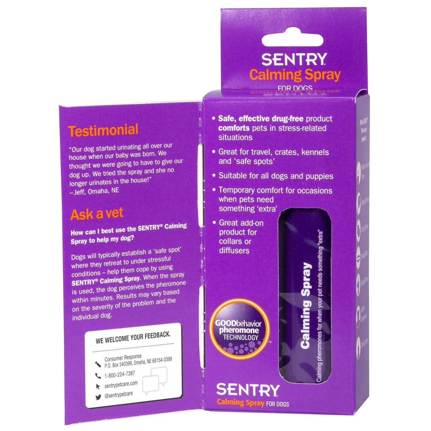 Sentry Behavior Calming Dog Spray - 1.62 Oz - Image 2