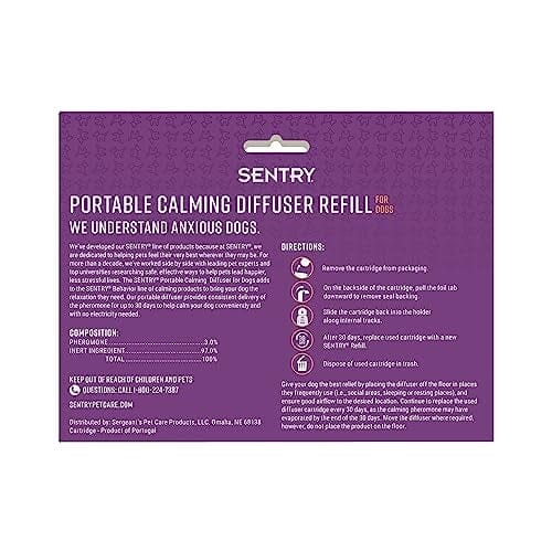 Sentry Behavior Calming Pheromone Portable Calming Diffuser for Dogs - Image 4