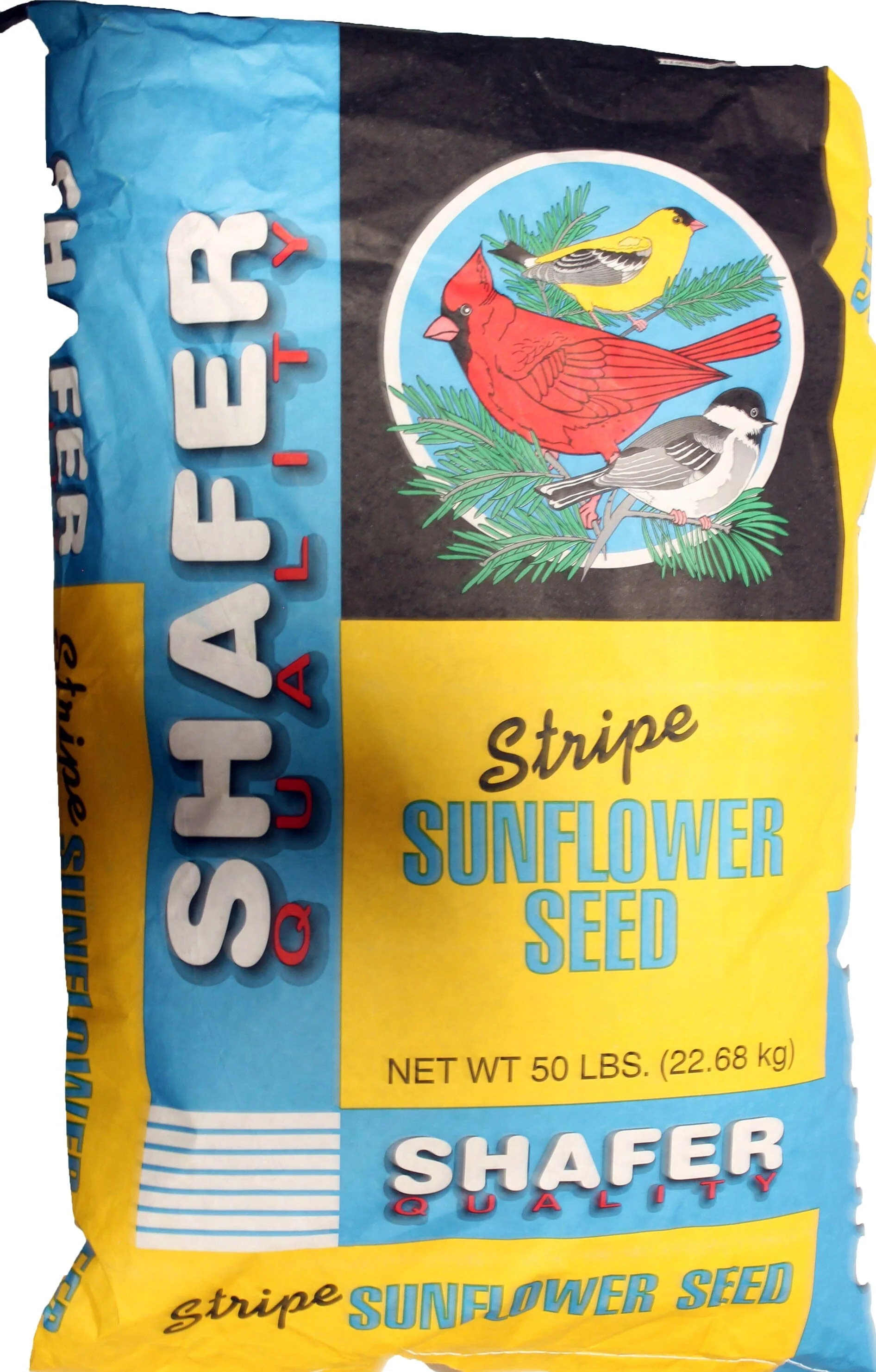 Shafer Generic Striped Sunflower Seed Wild Bird Food - 50 Lbs