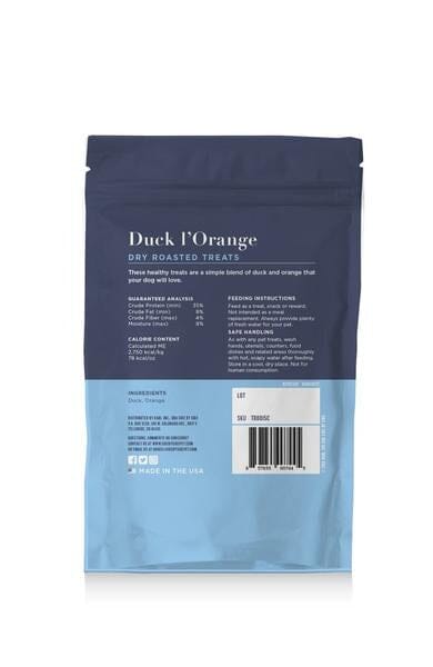 Side By Side Small Batch Dry Roasted Duck l'Orange Dog & Cat Cooling Treats - Image 3