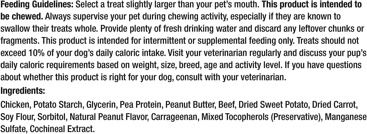 Smartbones Wings Triple Flavor Dog Dental and Hard Chews - Peanut Butter - 10 Count - Image 3
