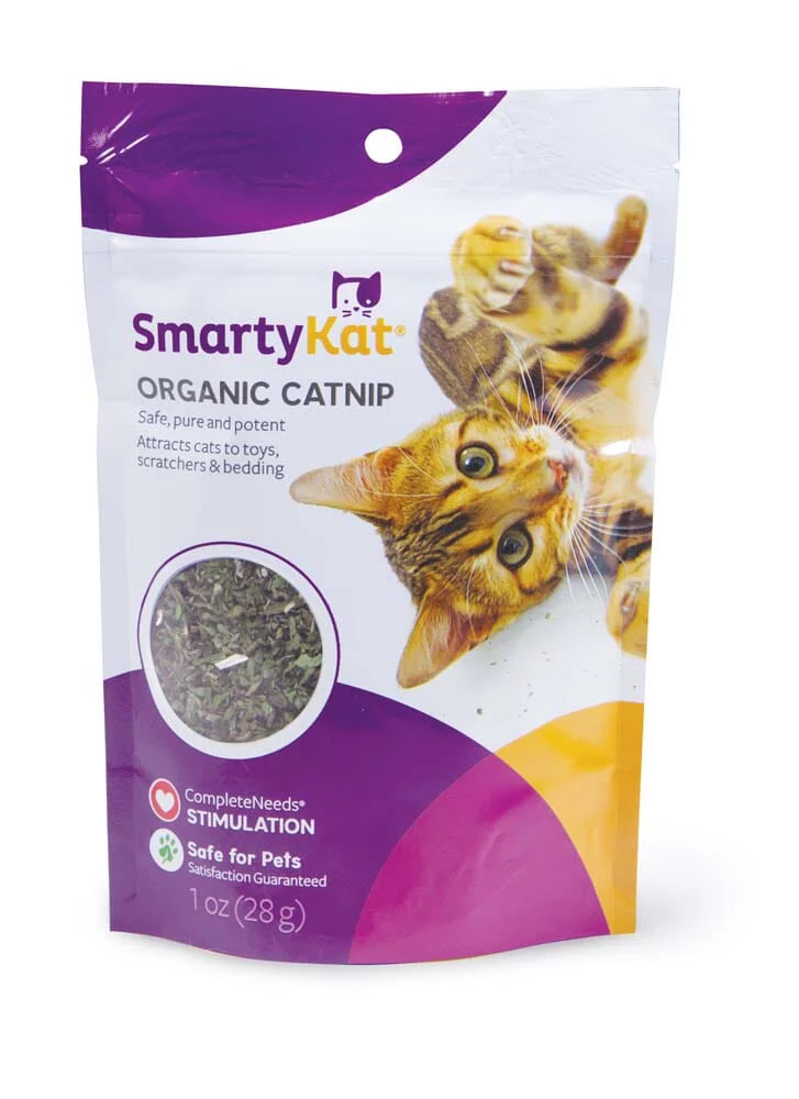 SmartyKat Certified Organic Catnip - 1 Oz