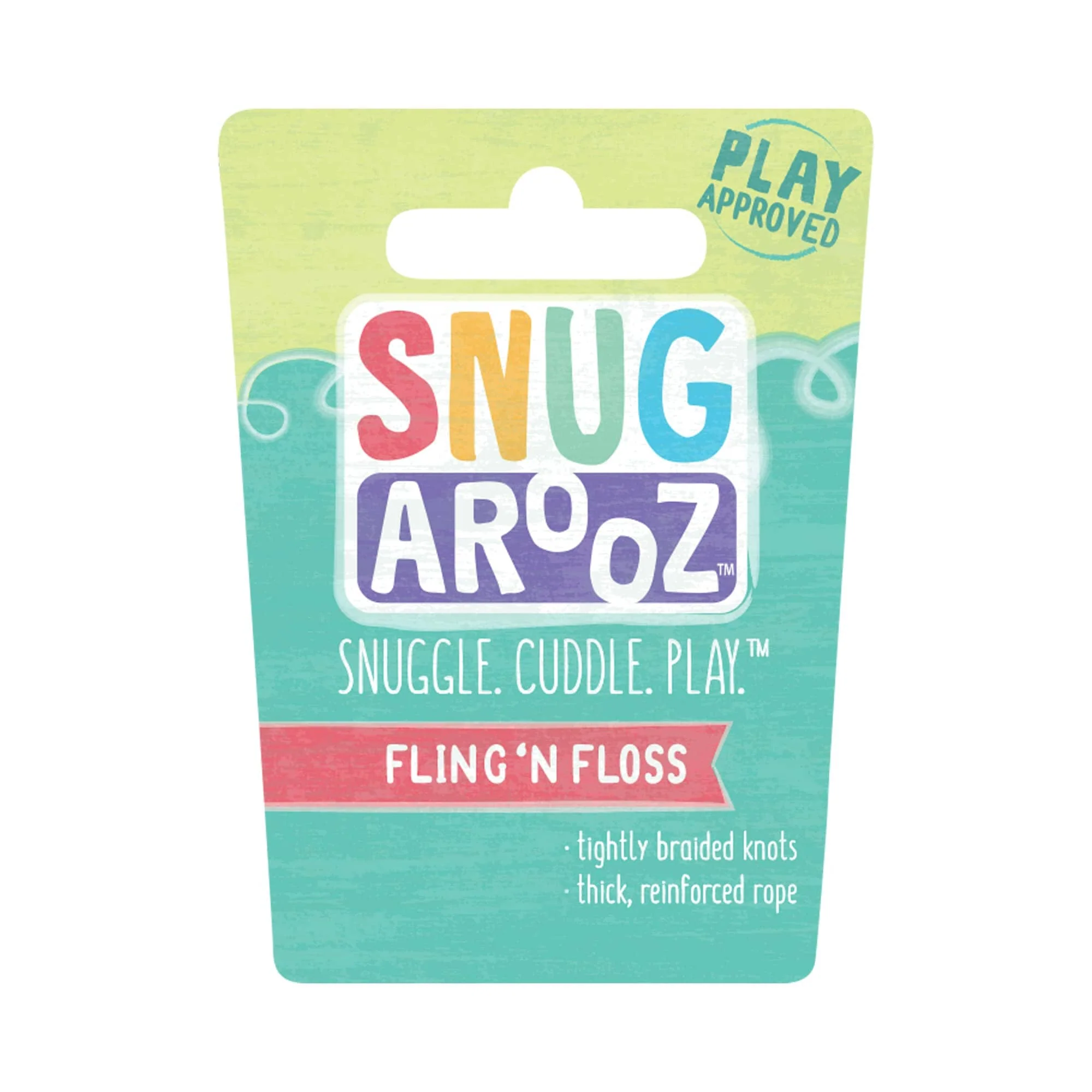 Snugarooz Fling N' Floss Rope and Tug Dog Toy - Assorted - 22" Inches - Image 5