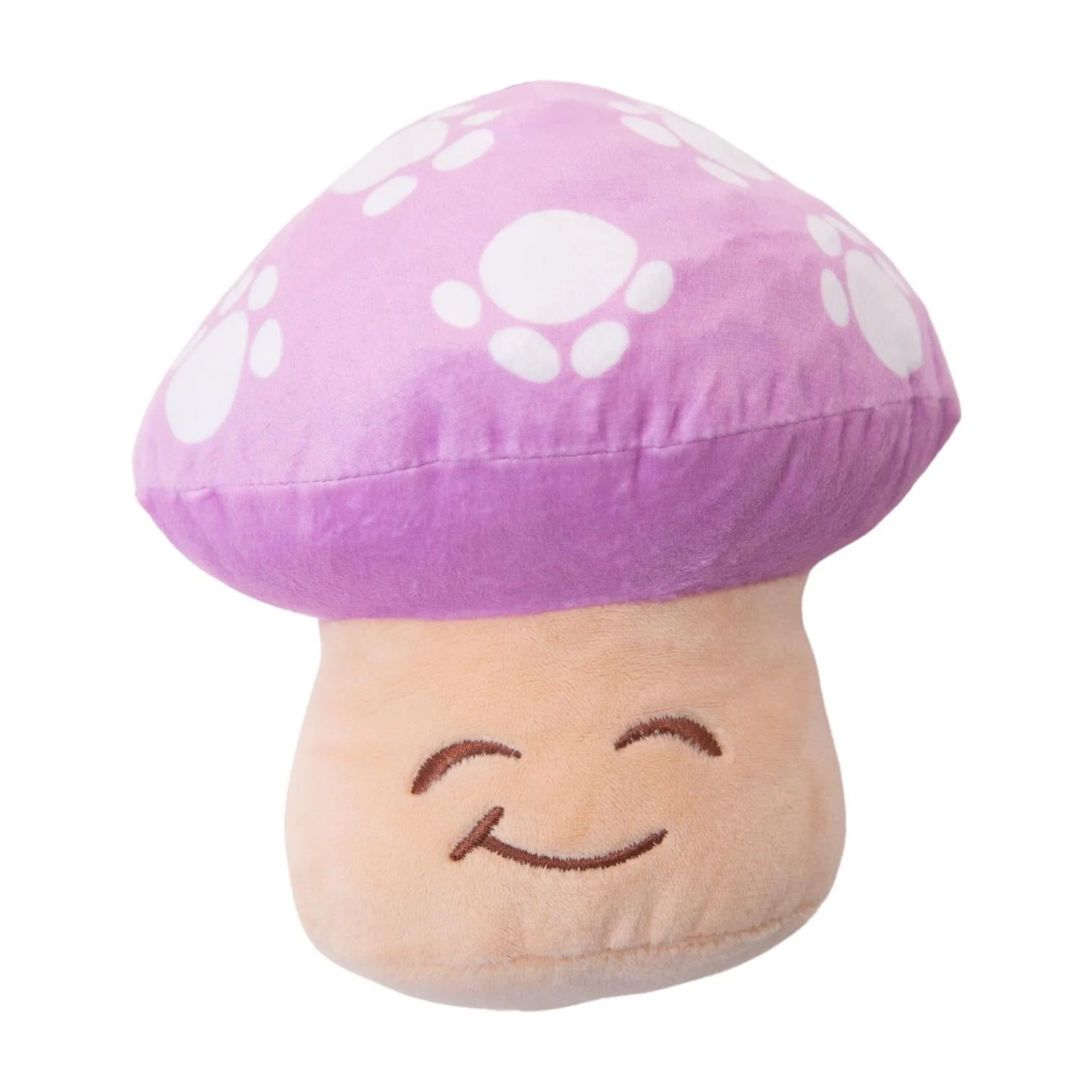 Snugarooz Magic The Mushroom Squeak and Crinkle Plush Dog Toy - 8" Inches