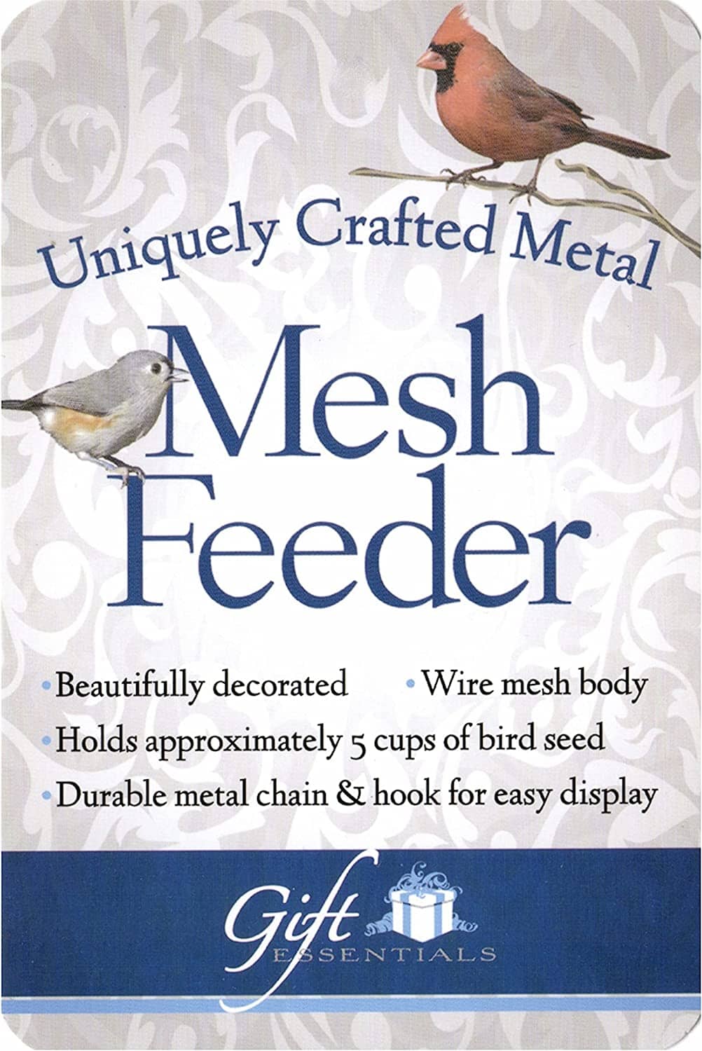 Songbird Essentials Mesh Snowman Wild Bird Feeder - White - 5 Cup Cap - Image 9