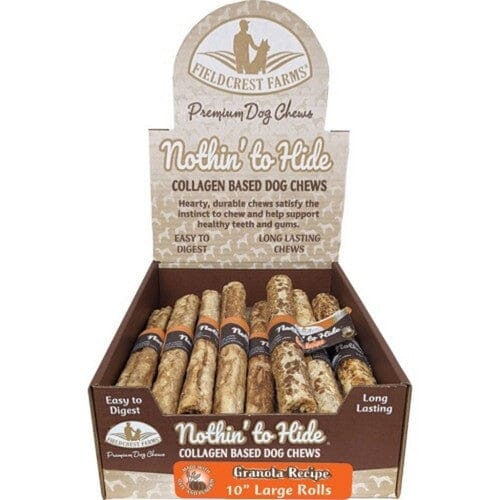 SPOT Nothin' To Hide Collagen and Granola Rolls Natural Dog Chews - 24 Pack