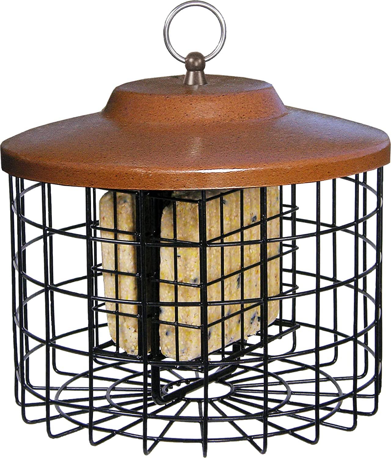 Squirrel-X Squirrel Proof Suet Feeder Suet and Seed Cake Wild Bird Feeder - Brown - Dbl - Image 3