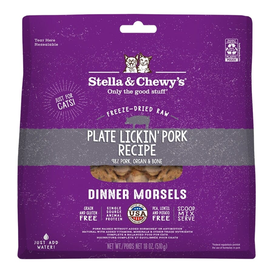 Stella & Chewy's Dinner Morsals Pork Recipe Freeze-Dried Cat Food