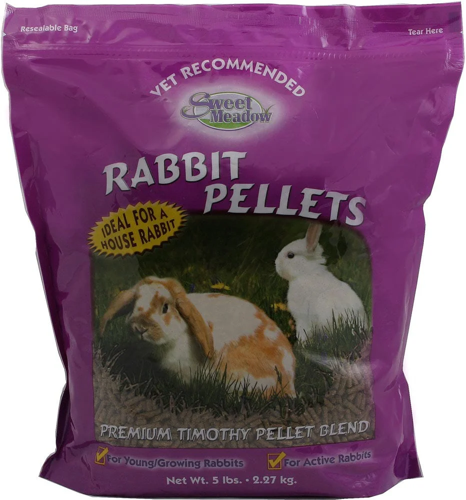 Sweet Meadow Farm Rabbit Pellets Original Blend - 10 lb - 4 Pack