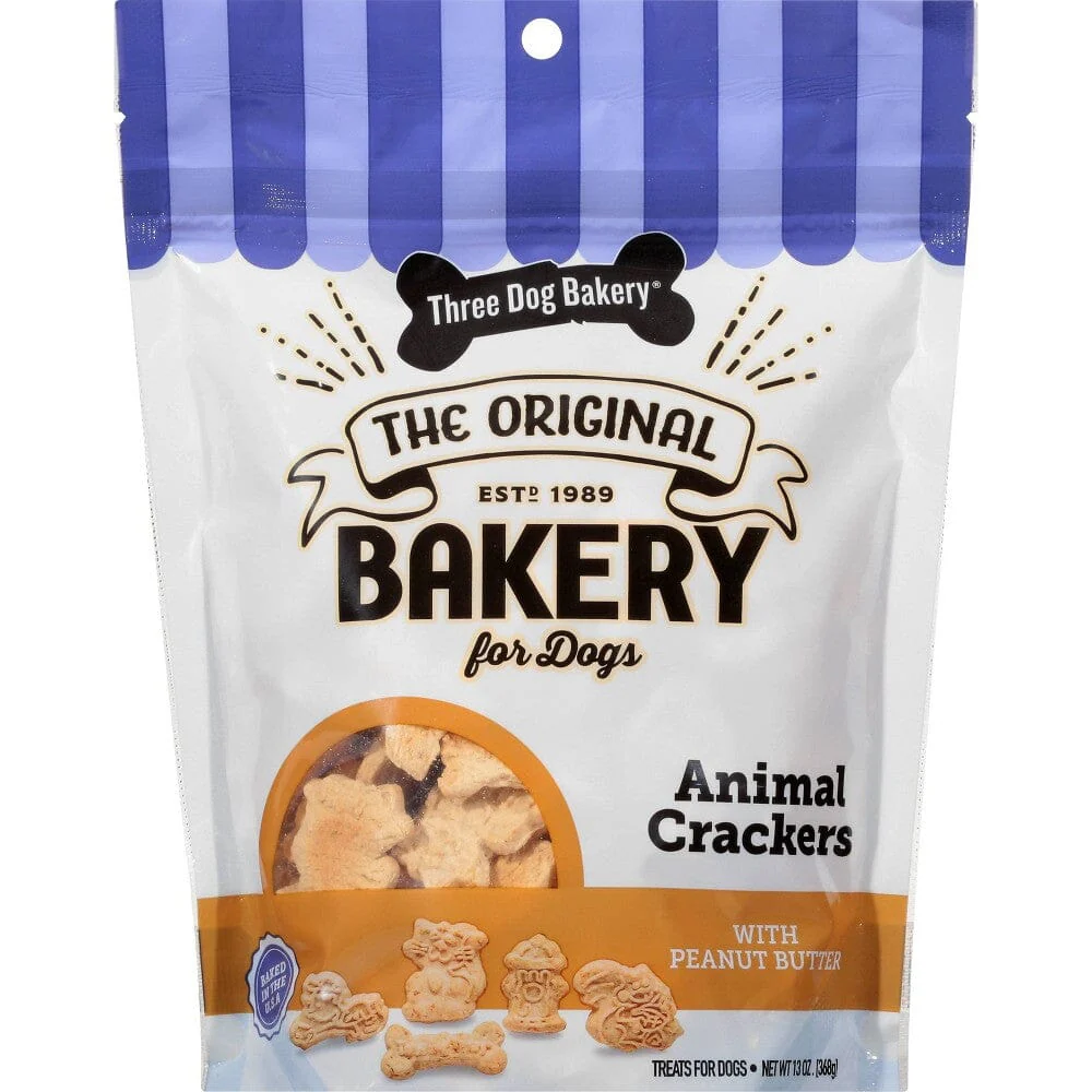 Three Dog Bakery CinnaMutt Roll Cinnamon and Vanilla Crunchy Dog Treats - 25 Oz - Case of 4