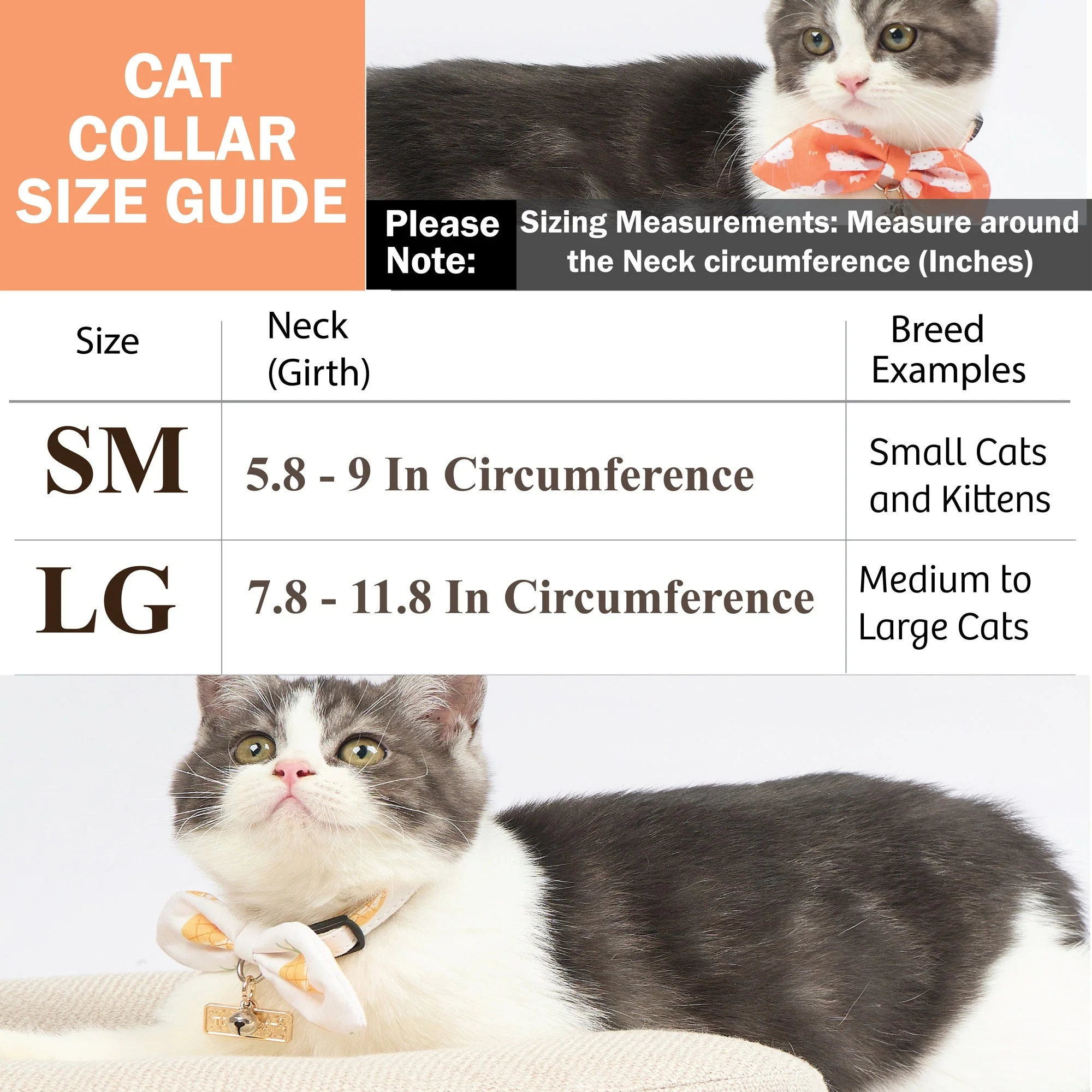 Touchcat ® Floral Patterned Designer Cat Collar with Bow - Pink - Small - Image 5