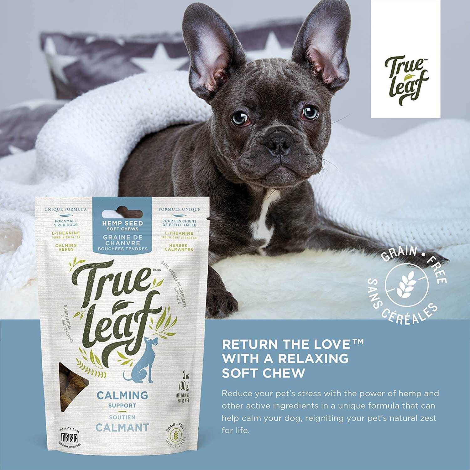 True Leaf Calming Support Hemp Seed Dog Chews - 3 Oz - Image 4
