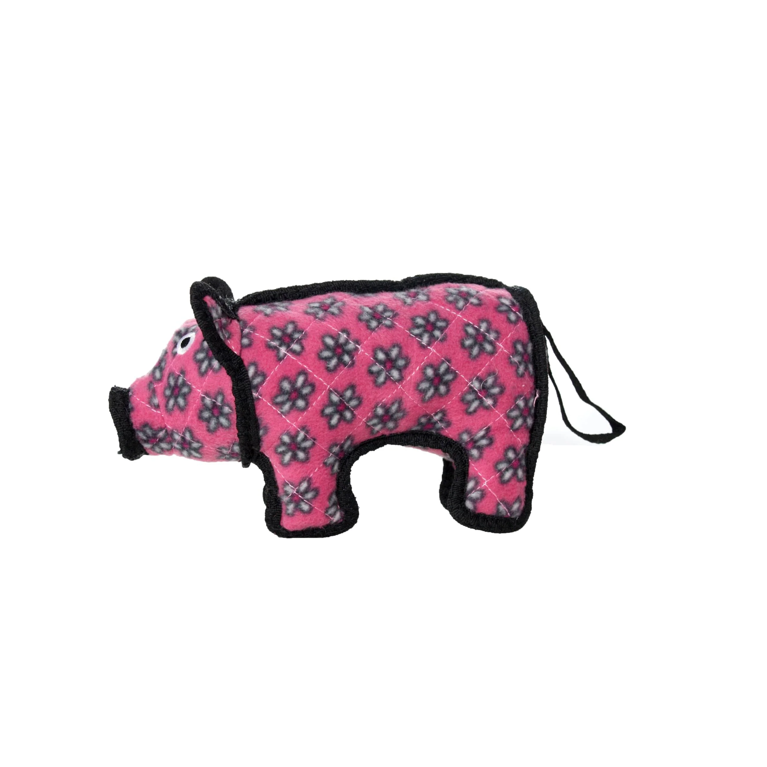 Tuffy's Barnyard Polly The Pig Float and Squeak Nylon and Plush Dog Toy - Image 3
