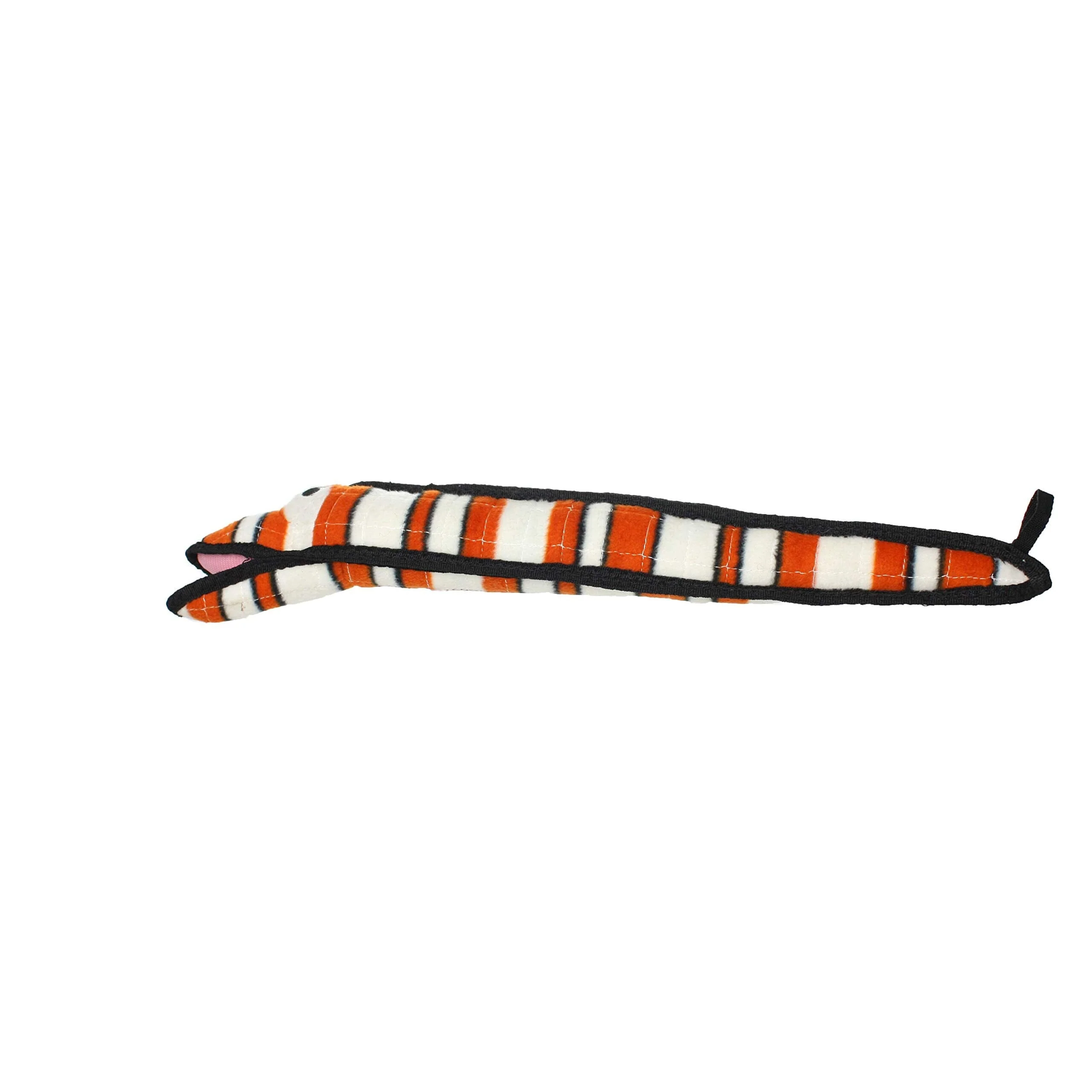 Tuffy's Ocean Creature Eel Float and Squeak Nylon and Plush Fetch Dog Toy - Image 4
