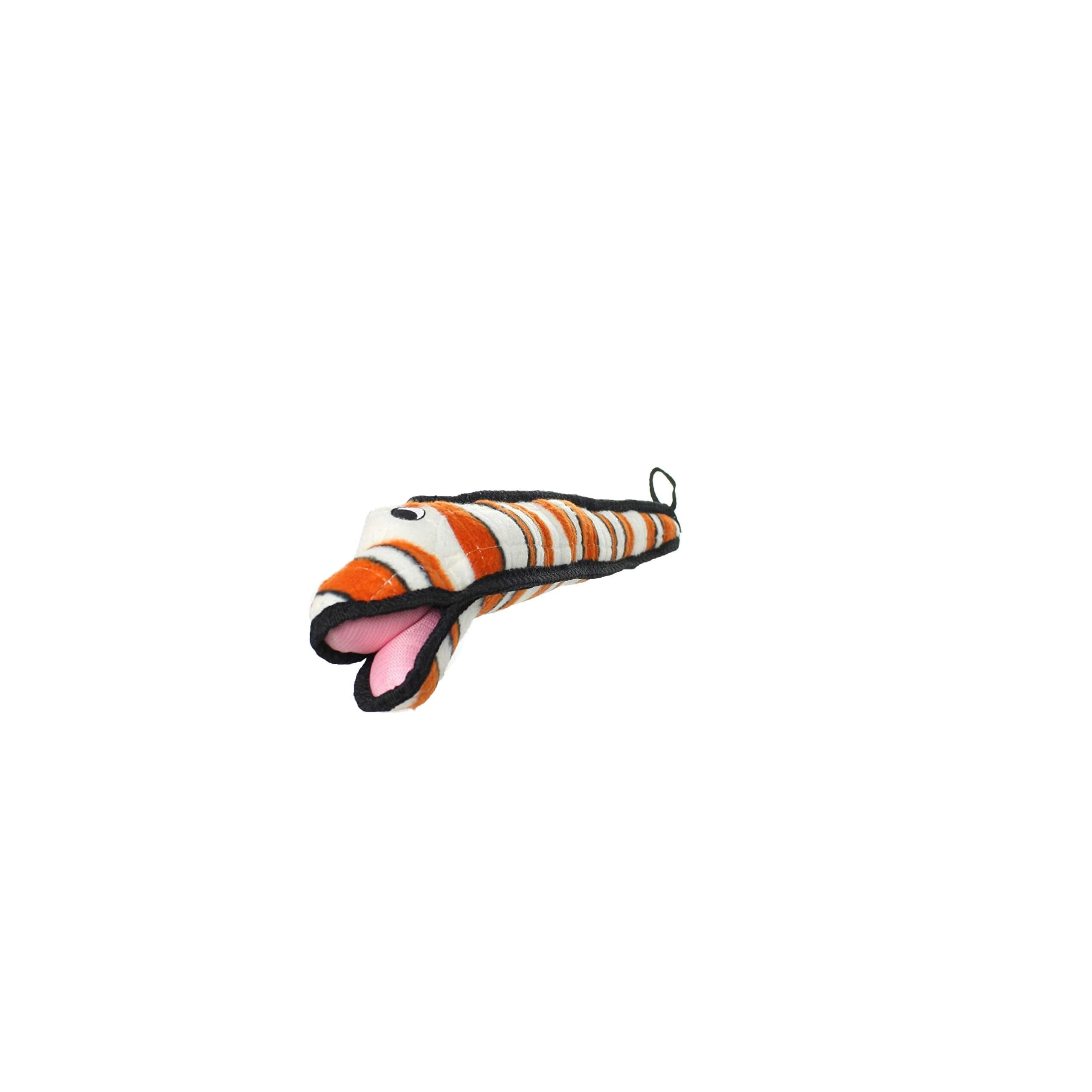 Tuffy's Ocean Creature Eel Float and Squeak Nylon and Plush Fetch Dog Toy - Image 5