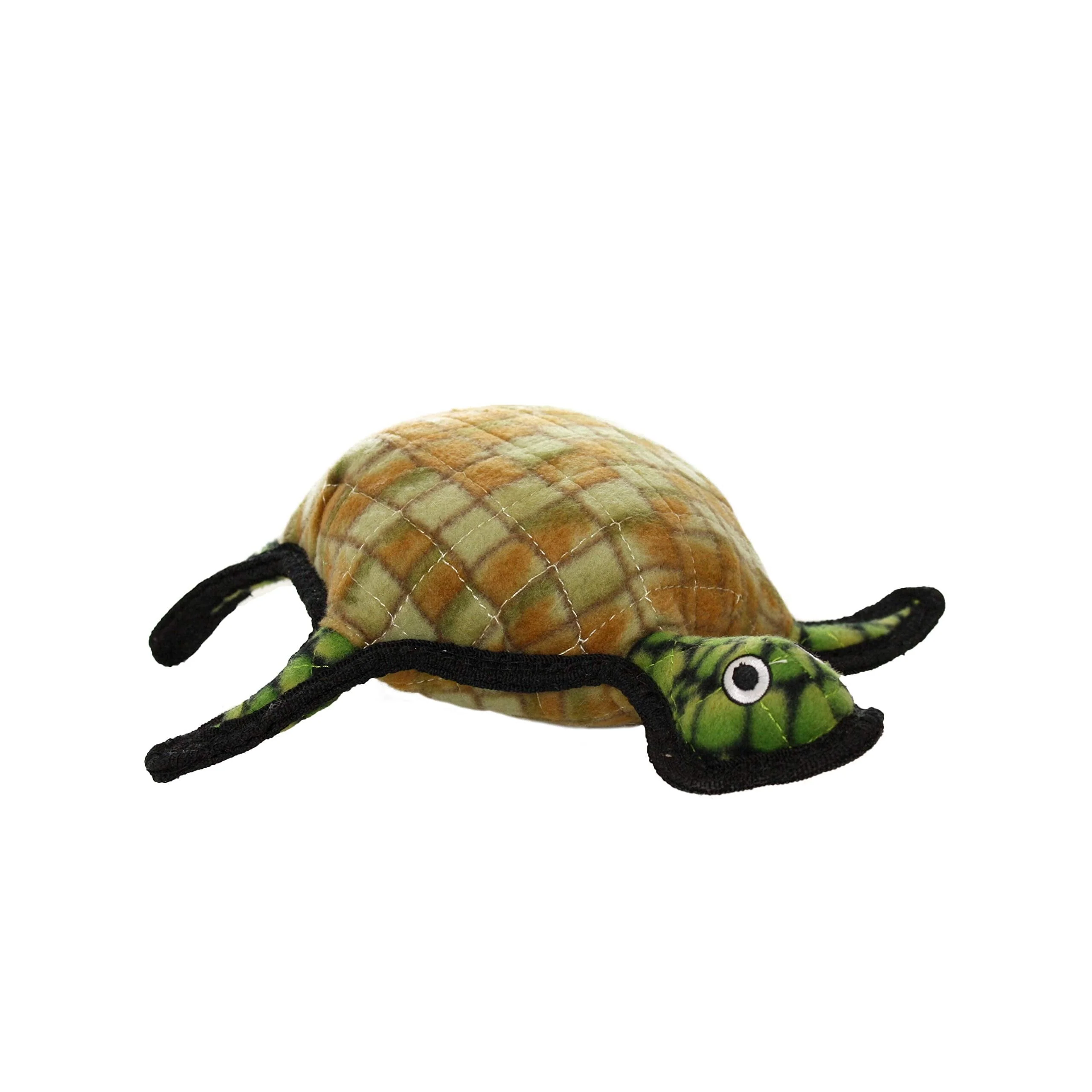 Tuffy's Ocean Creature Turtle Float and Squeak Nylon and Plush Fetch Dog Toy - Image 2