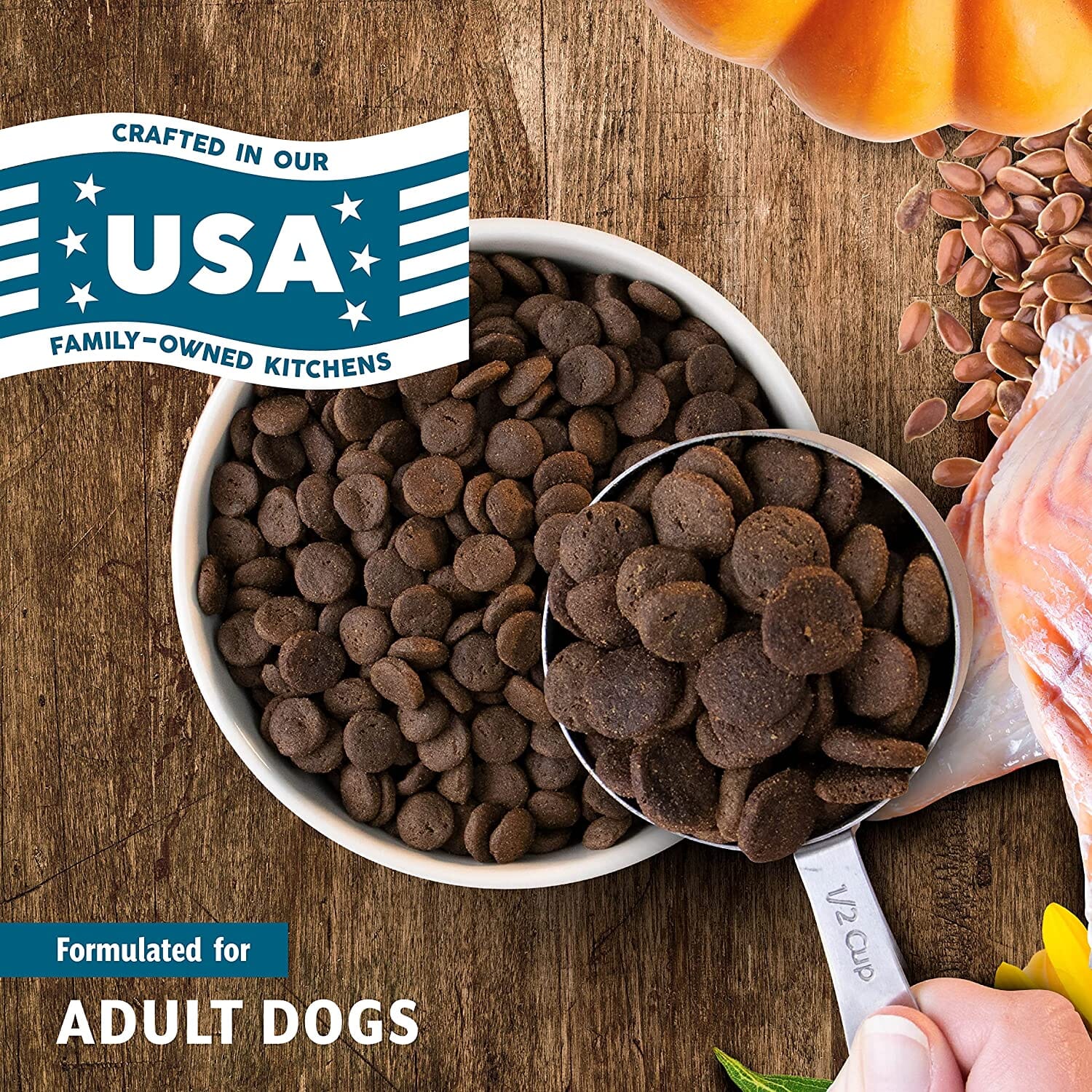 Venture Limited Ingredient Diet Grain-Free Dry Dog Food - Pollock/Pumpkin - 12.5 Lbs - Image 4
