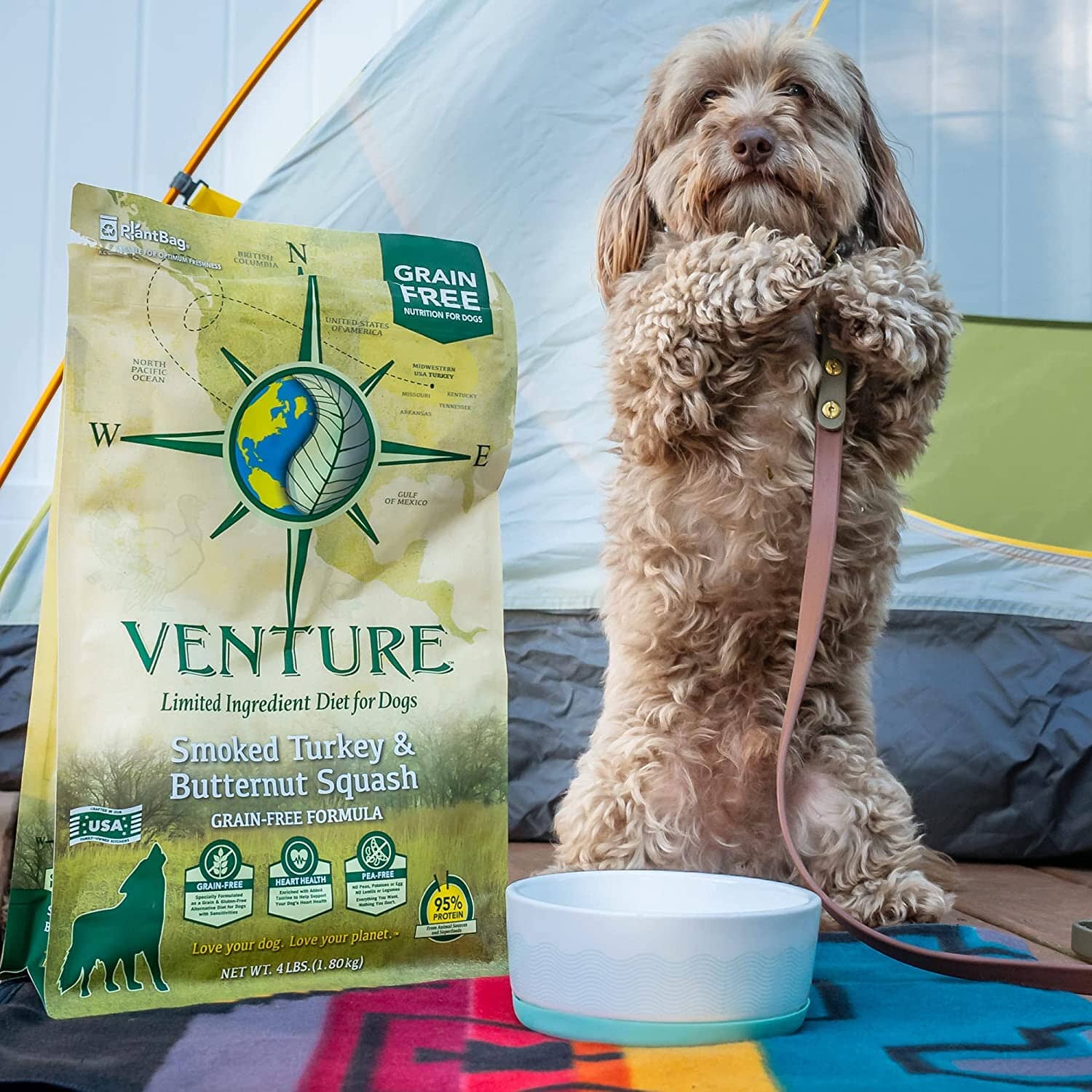 Venture Limited Ingredient Diet Grain-Free Dry Dog Food - Turkey/Squash - 12.5 Lbs - Image 8