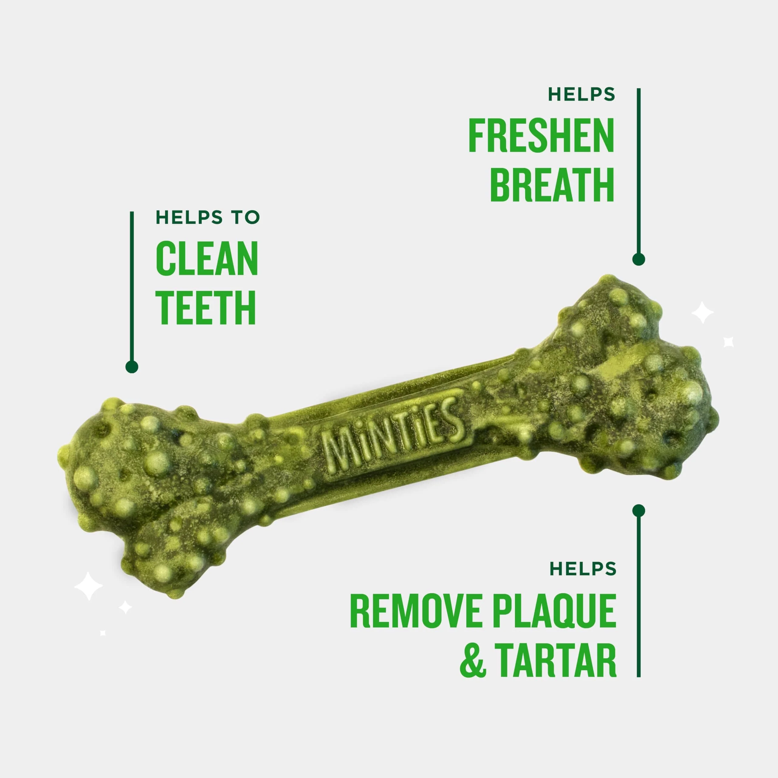 VETIQ Minties Peppermint Flavored Bone Dental Dog Chews Treats - Tiny/Small - 32 Oz - Image 5