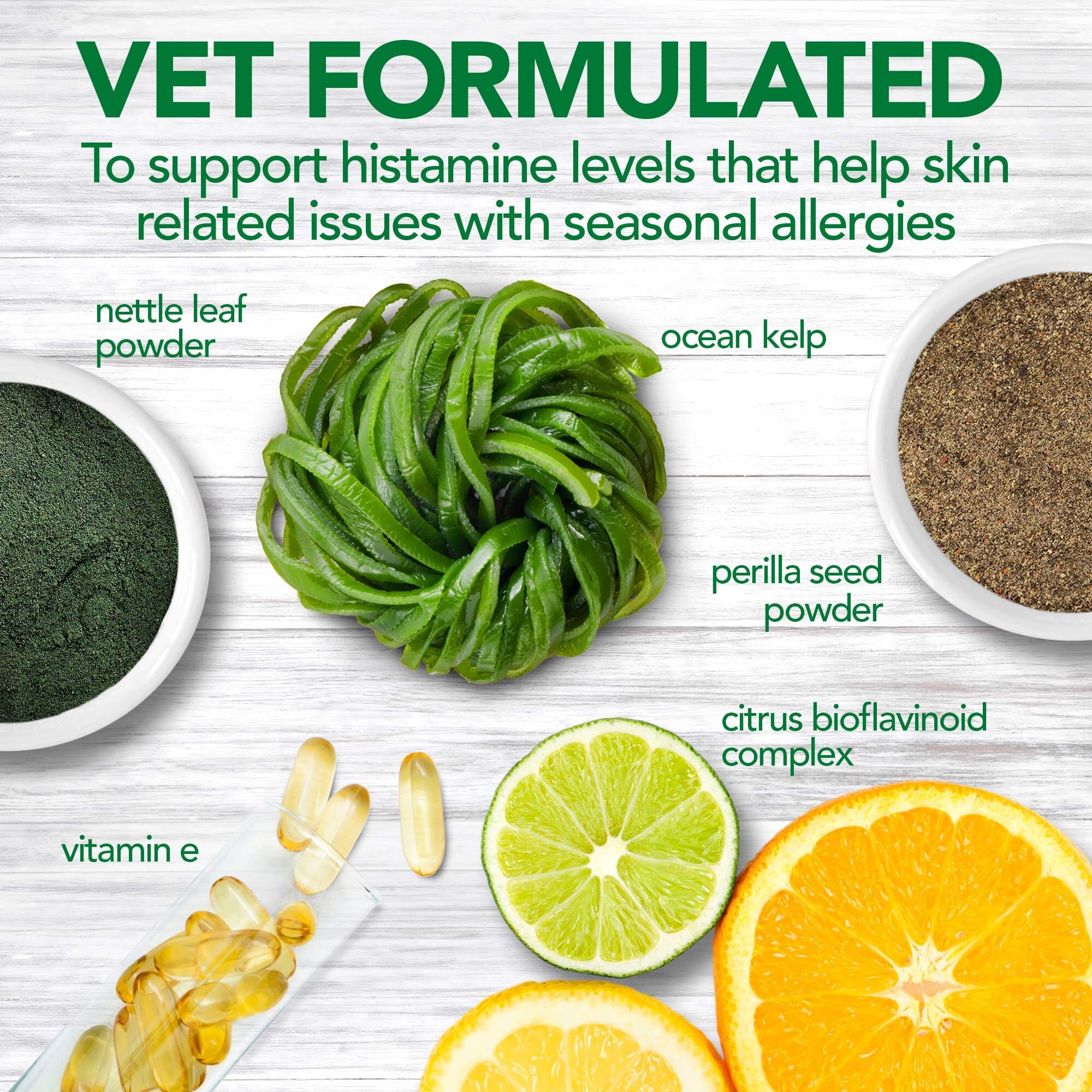 Vet's Best Allergy Seasonal Allergies Soft Chew Dog Supplements - 4.2 Oz - 30 Count - Image 3
