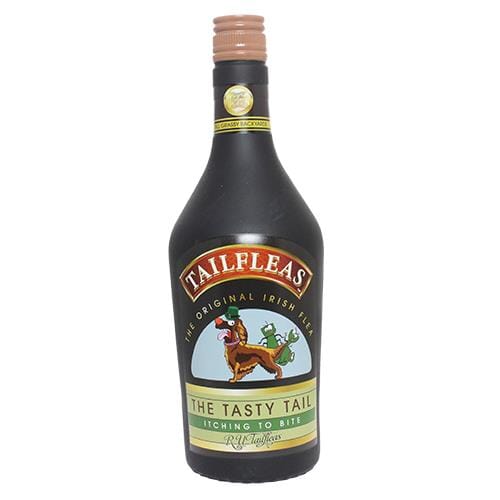 VIP Pet Products Silly Squeakers TailFleas Liquor Bottle Squeak and Chew Dog Toy