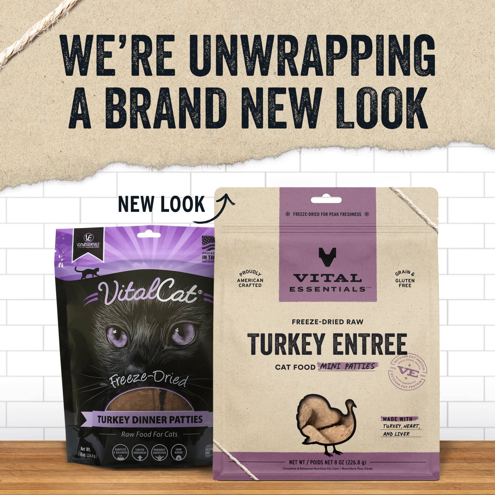 Vital Essential's Grain-Free Turkey Entrée Mini Patties Freeze-Dried Cat Treats - 3.5 Oz - Image 3