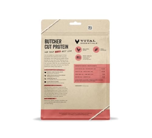 Vital Essentials Single Ingredient High-Protein Grain-Free Chicken Necks Freeze-Dried Raw Training Dog Treats - 9 Oz - Image 2