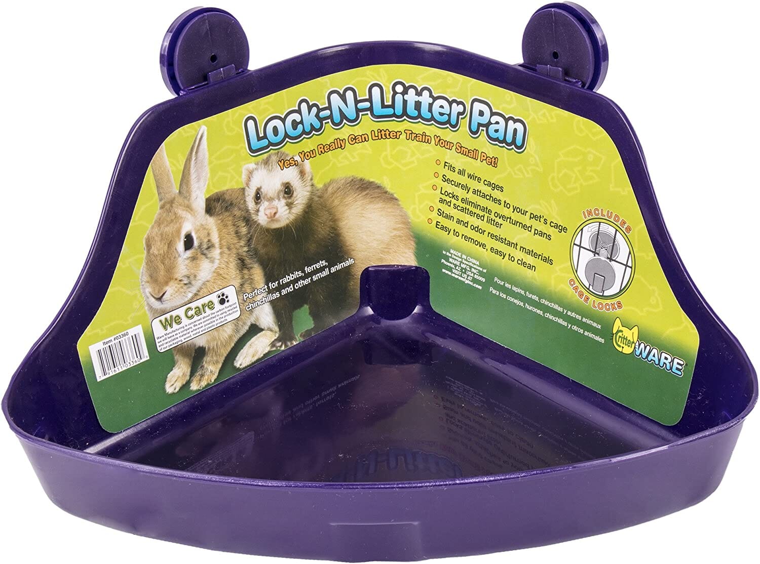 Ware Lock-N-Litter Pan - Medium