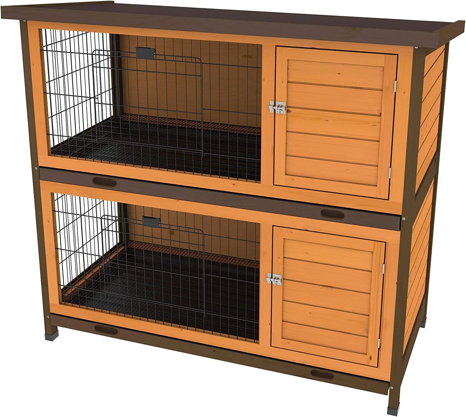 Ware Premium Double Decker Rabbit Small Animal Hutch - 46 X 24 X 41 In - Image 2