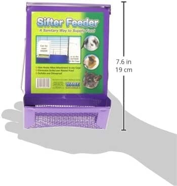 Ware Sifter Feeder with Limited Ingredient Diet Small Animal Gravity Feeders - 5 In - Image 5