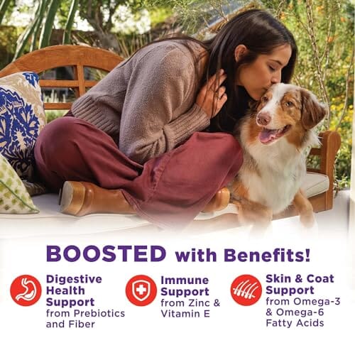 Wellness Bowl Boosters Hearty Toppers Grain-Free Beef and Green Beans in Broth Wet Dog Food Topper - 5.5 Oz - Case of 12 - Image 3