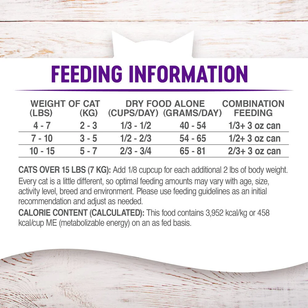Wellness Complete Health Adult Health Deboned Chicken, Chicken Meal & Rice Recipe Dry Cat Food - Image 3