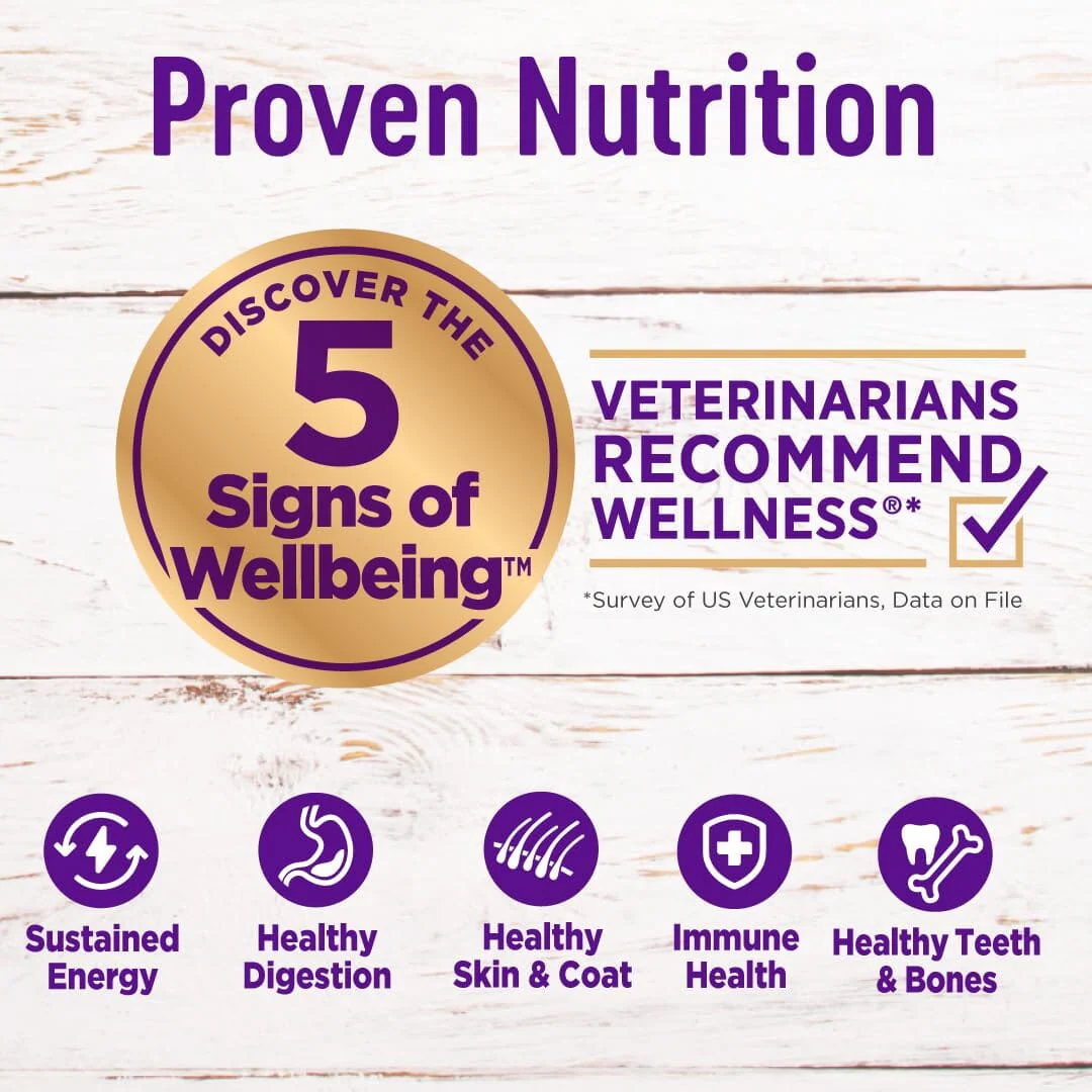 Wellness Complete Health Natural Deboned Chicken Oatmeal and Salmon Puppy Formula Dry Dog Food - 5 Lbs - Image 2