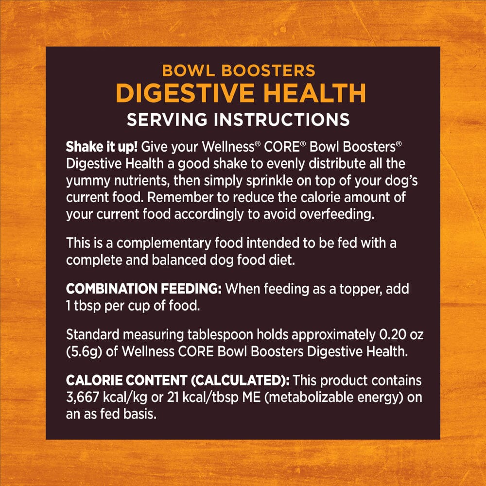 Wellness CORE Bowl Boosters Digestive Health Dry Dog Food Topper - Image 6