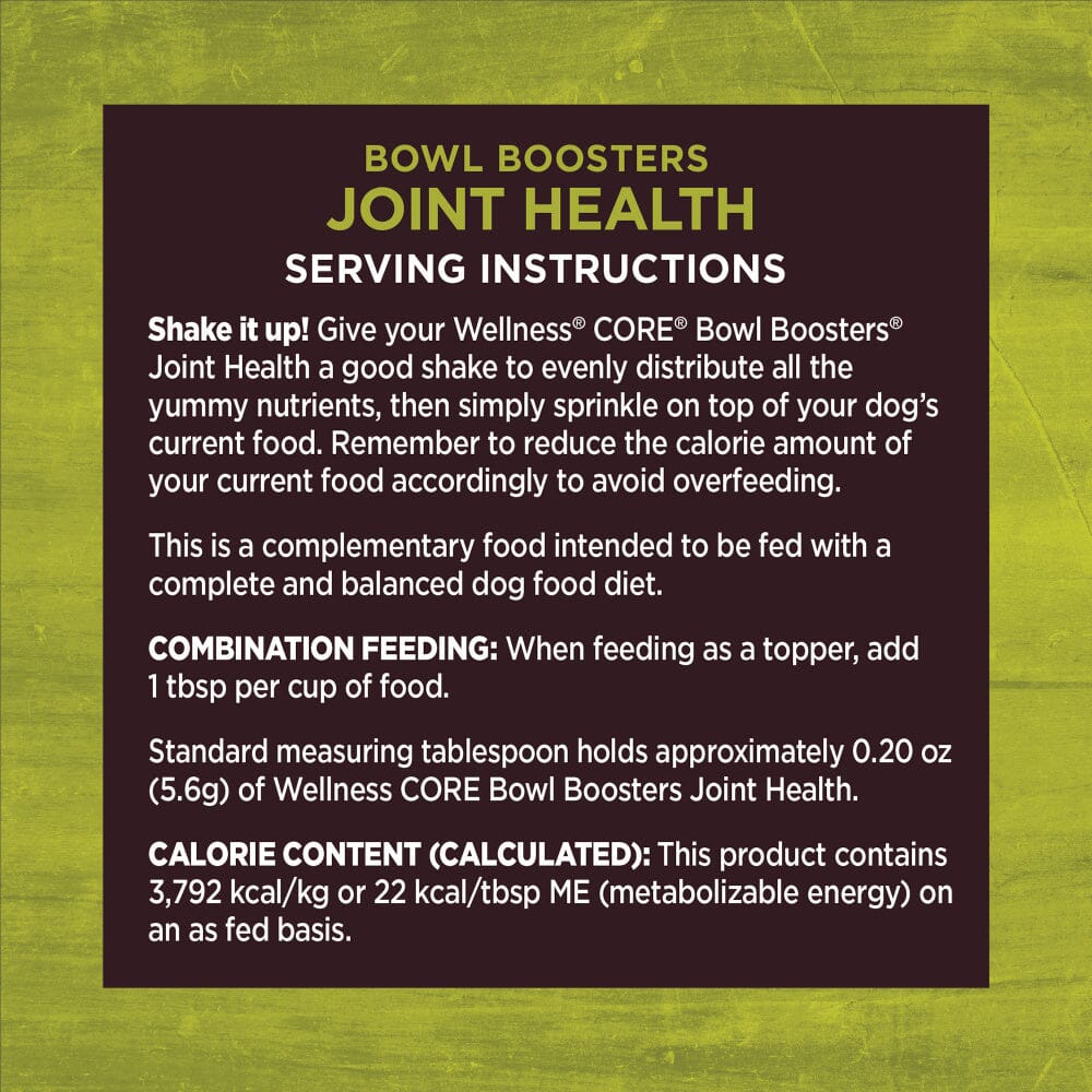 Wellness CORE Bowl Boosters Joint Health Dry Dog Food Topper - Image 7
