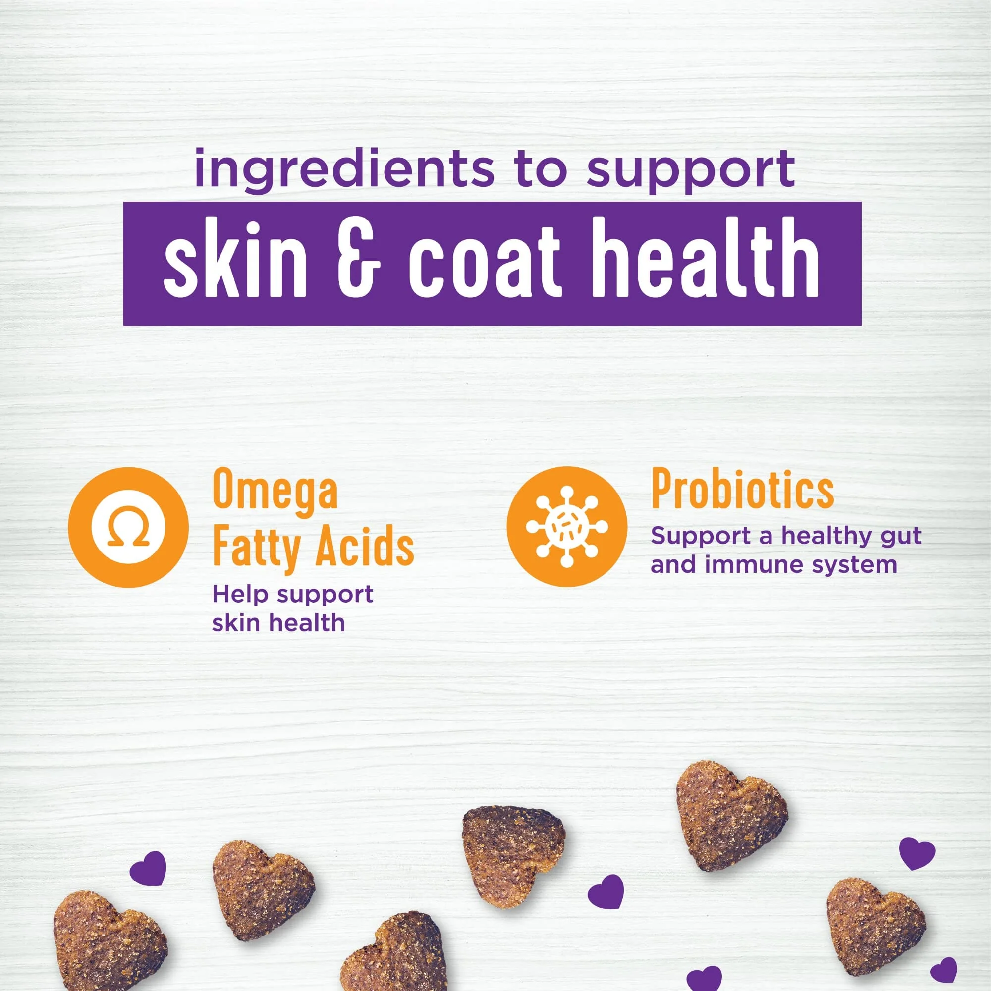 Wellness Shine Skin and Coat Barkin' Bacon Flavor Soft Chew Dog Supplements - 45 Count - Image 4