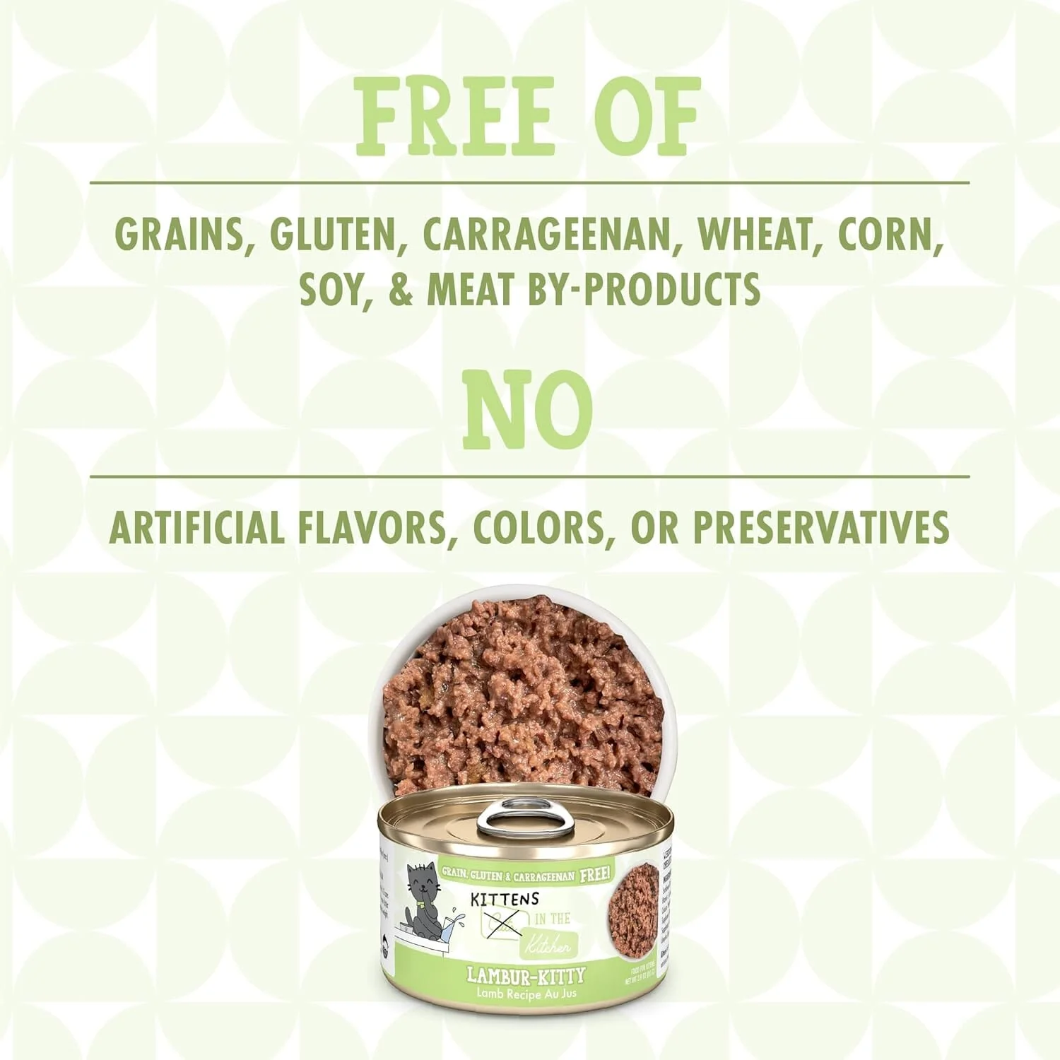 Weruva Cats in the Kitchen Grain-Free Kitten Lambur-Kitty Lamb Canned Kitten Cat Food - 3 Oz - Case of 12 - Image 3