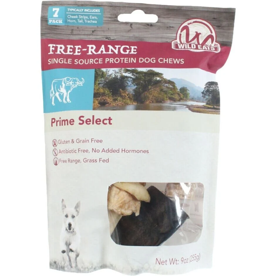 Wild Eats Prime Select Dog Chews Natural Dog Chews - Assorted - 7 Pack